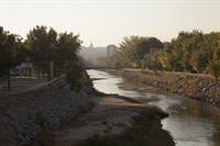 Obras de renaturalización del río Manzanares entre los puentes de los Franceses y de la Reina Victoria