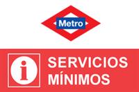 Servicios mínimos de Metro por huelga: Jueves 28 de septiembre